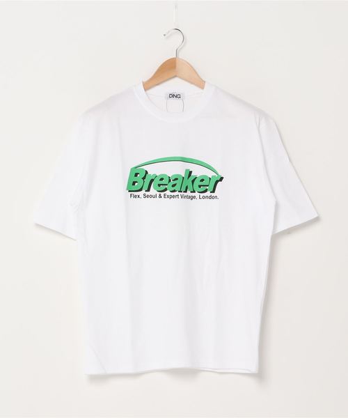DING(ディング)の「DING/Breaker Tシャツ(Tシャツ/カットソー・レディース・グリーン/ホワイト/ブラック・FREE)」の6枚目の写真