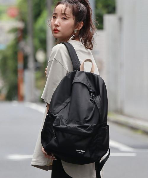 the case(ザケース)の「THE CASE(ザ ケース)別注デイパック(バッグパック/リュックサック)(バックパック/リュック・レディース・ベージュ/ブラック/グレー・FREE)」の4枚目の写真