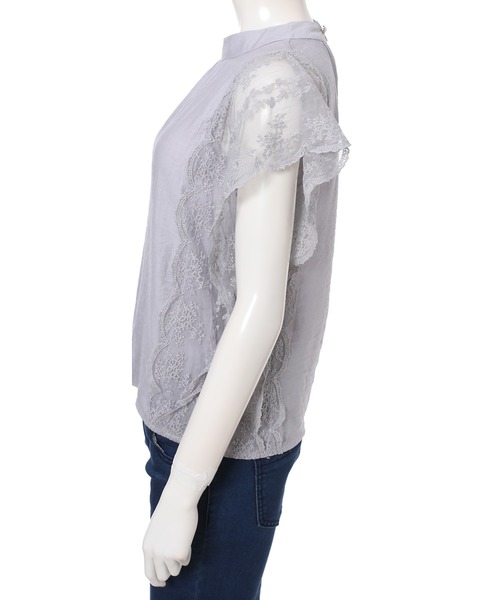 fifth（フィフス）の「スカラップレースブラウス（シャツ/ブラウス・レディース・ホワイト/ブラック/グレー・MEDIUM）」の11枚目の写真