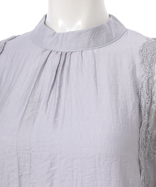 fifth（フィフス）の「スカラップレースブラウス（シャツ/ブラウス・レディース・ホワイト/ブラック/グレー・MEDIUM）」の15枚目の写真