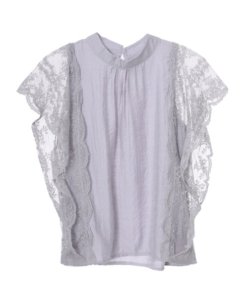 fifth（フィフス）の「スカラップレースブラウス（シャツ/ブラウス・レディース・ホワイト/ブラック/グレー・MEDIUM）」の13枚目の写真