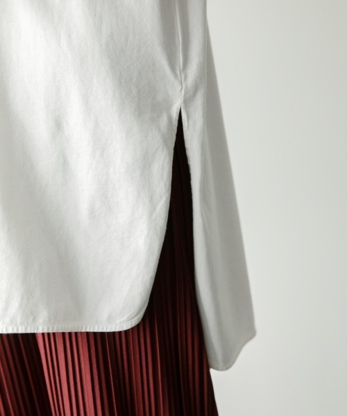 LOWRYS FARM（ローリーズファーム）の「ピグメントラウンドヘムノースリーブ　892691（Tシャツ/カットソー・レディース・ホワイト/チャコールグレー/パープル/ブルー・FREE）」の18枚目の写真