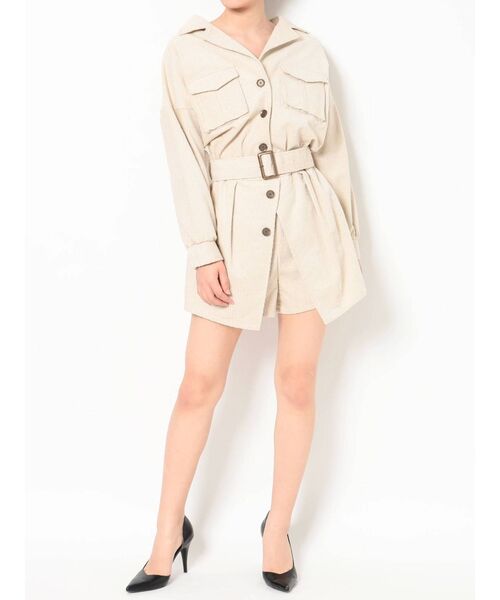 RESEXXY（リゼクシー）の「コーデュロイコンビネゾン（つなぎ/オールインワン・レディース・ブラウン/ベージュ/キャメル・FREE）」の13枚目の写真