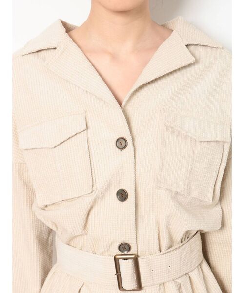 RESEXXY（リゼクシー）の「コーデュロイコンビネゾン（つなぎ/オールインワン・レディース・ブラウン/ベージュ/キャメル・FREE）」の17枚目の写真