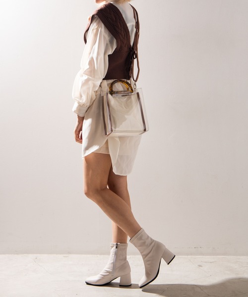 WEGO（ウィゴー）の「WEGO/5wayハンドルクリアショルダーバッグ（ショルダーバッグ・レディース・その他1/その他2/その他3・FREE）」の8枚目の写真