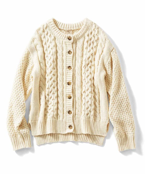 IEDIT（イディット）の「IEDIT コットンニットのケーブル編み