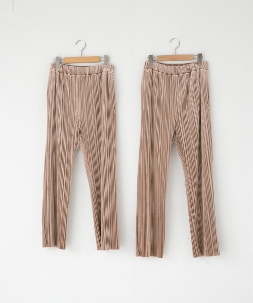 LOWRYS FARM(ローリーズファーム)の「relaxベロアプリーツパンツ 918769(その他パンツ・レディース・ホワイト/ホワイト系その他/グレー/グレー系その他/ブルー/ピンク/ピンク系その他/ブルー系その他/ベージュ/ブラウン系その他/ブルー系その他2・FREE)」の17枚目の写真