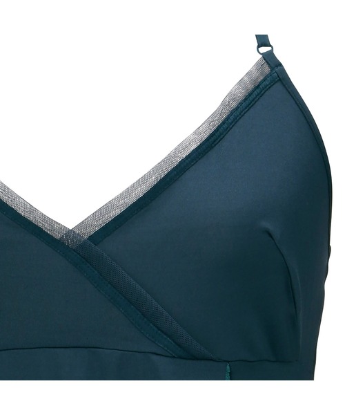 AMOSTYLE BY Triumph(アモスタイルバイトリンプ)の「70's デイジー ロングキャミソールAMST1291 CAMI JX(その他アンダーウェア/インナー・レディース・ピンク/グリーン・M/L)」の5枚目の写真