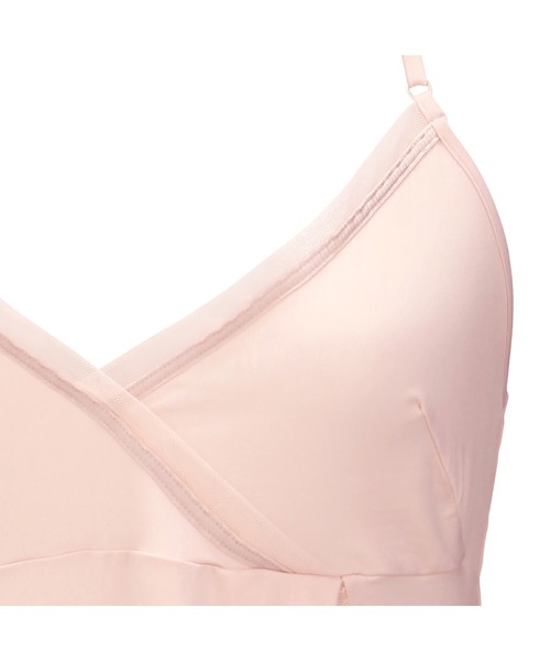 AMOSTYLE BY Triumph(アモスタイルバイトリンプ)の「70's デイジー ロングキャミソールAMST1291 CAMI JX(その他アンダーウェア/インナー・レディース・ピンク/グリーン・M/L)」の6枚目の写真