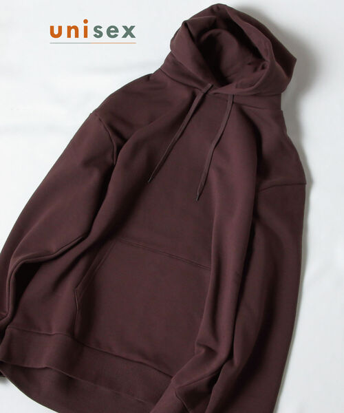 GLOSTER(グロスター)の「【UNISEX対応】スウェット プルオーバー パーカー 男女兼用(パーカー・メンズ・キナリ/チャコールグレー/ダークブラウン/ベージュ/ブルー/ピンク・M/L/S/XL)」の4枚目の写真