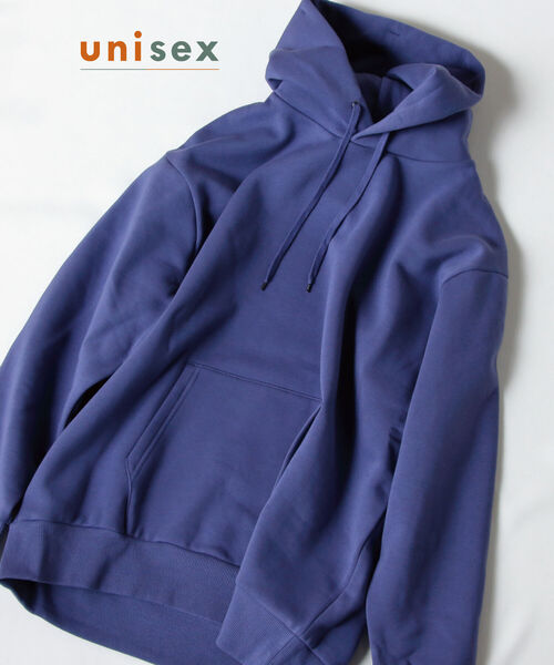 GLOSTER(グロスター)の「【UNISEX対応】スウェット プルオーバー パーカー 男女兼用(パーカー・メンズ・キナリ/チャコールグレー/ダークブラウン/ベージュ/ブルー/ピンク・M/L/S/XL)」の2枚目の写真