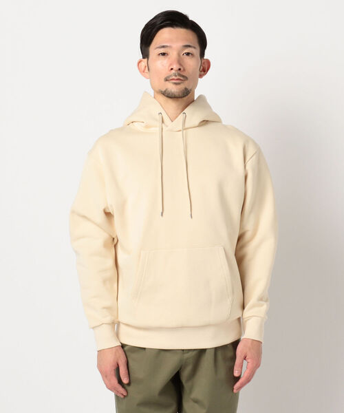 GLOSTER(グロスター)の「【UNISEX対応】スウェット プルオーバー パーカー 男女兼用(パーカー・メンズ・キナリ/チャコールグレー/ダークブラウン/ベージュ/ブルー/ピンク・M/L/S/XL)」の7枚目の写真