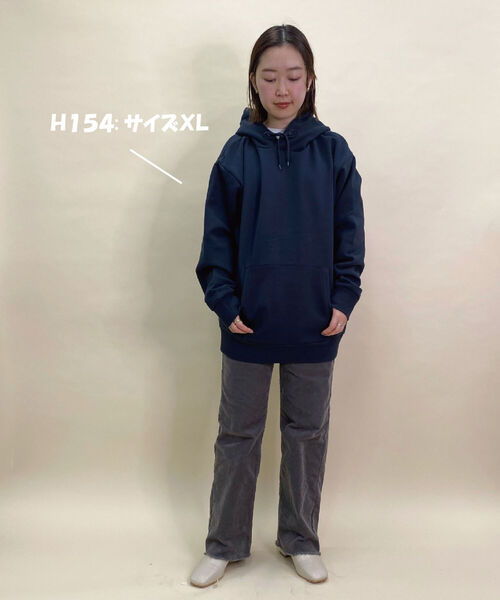 GLOSTER(グロスター)の「【UNISEX対応】スウェット プルオーバー パーカー 男女兼用(パーカー・メンズ・キナリ/チャコールグレー/ダークブラウン/ベージュ/ブルー/ピンク・M/L/S/XL)」の14枚目の写真