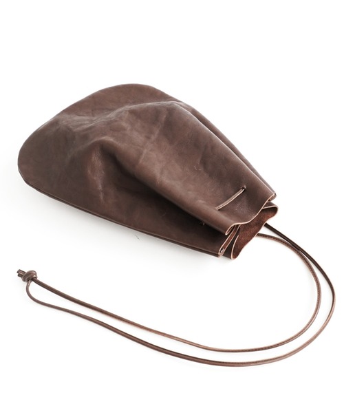 アーツアンドクラフツ べジタブルホースレザー ドロップシェイプポーチS VEGETABLE HORSE LEATHER DROP SHAPE POUCH S ドロップシェイプ