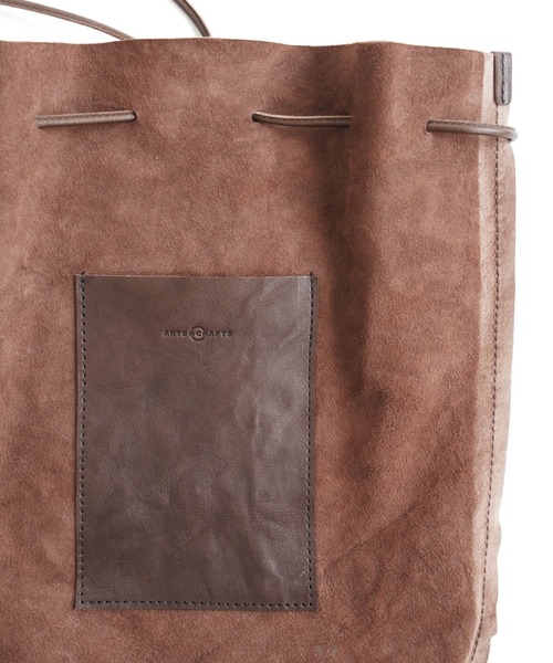 アーツアンドクラフツ べジタブルホースレザー ドロップシェイプポーチS アーツアンドクラフツ / VEGETABLE HORSE LEATHER ベジタブル