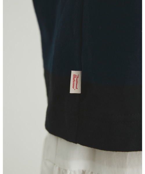 Traditional Weatherwear(トラディショナルウェザーウェア)の「NO SLEEVE PULL OVER WITH ZIP(Tシャツ/カットソー・レディース・ストライプ/ブルー系その他・S)」の12枚目の写真