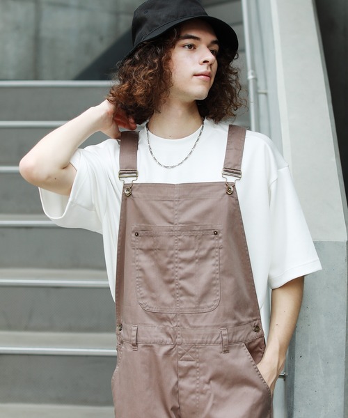 ASTRONOMY（アストロノミー）の「オーバーオール ツイル TR デニム（サロペット/オーバーオール・メンズ・ブラック/ブラウン/アイボリー/ベージュ系その他/グレー系その他/ストライプ/ブラウン系その他/ブルー系その他2/ブルー系その他4/ブルー系その他3/カーキ/ブルー系その他・S/M/L/XL）」の5枚目の写真