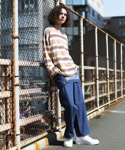 ASTRONOMY（アストロノミー）の「オーバーオール ツイル TR デニム（サロペット/オーバーオール・メンズ・ブラック/ブラウン/アイボリー/ベージュ系その他/グレー系その他/ストライプ/ブラウン系その他/ブルー系その他2/ブルー系その他4/ブルー系その他3/カーキ/ブルー系その他・S/M/L/XL）」の10枚目の写真