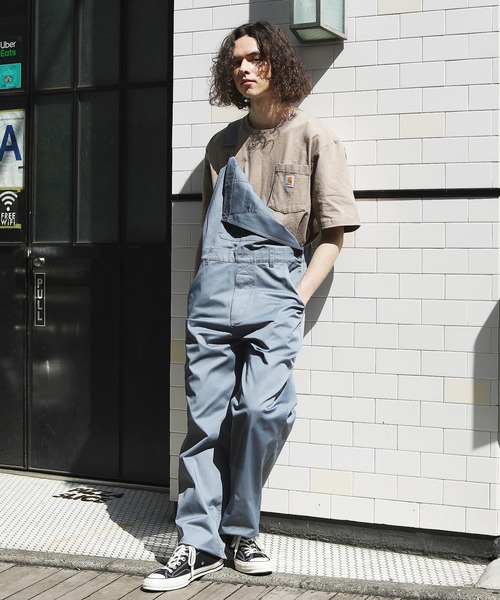 ASTRONOMY（アストロノミー）の「オーバーオール ツイル TR デニム（サロペット/オーバーオール・メンズ・ブラック/ブラウン/アイボリー/ベージュ系その他/グレー系その他/ストライプ/ブラウン系その他/ブルー系その他2/ブルー系その他4/ブルー系その他3/カーキ/ブルー系その他・S/M/L/XL）」の11枚目の写真