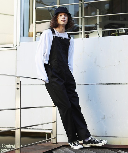 ASTRONOMY（アストロノミー）の「オーバーオール ツイル TR デニム（サロペット/オーバーオール・メンズ・ブラック/ブラウン/アイボリー/ベージュ系その他/グレー系その他/ストライプ/ブラウン系その他/ブルー系その他2/ブルー系その他4/ブルー系その他3/カーキ/ブルー系その他・S/M/L/XL）」の15枚目の写真