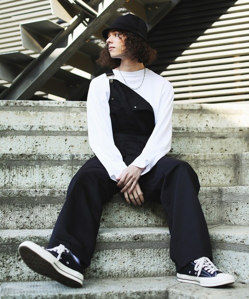 ASTRONOMY（アストロノミー）の「オーバーオール ツイル TR デニム（サロペット/オーバーオール・メンズ・ブラック/ブラウン/アイボリー/ベージュ系その他/グレー系その他/ストライプ/ブラウン系その他/ブルー系その他2/ブルー系その他4/ブルー系その他3/カーキ/ブルー系その他・S/M/L/XL）」の17枚目の写真