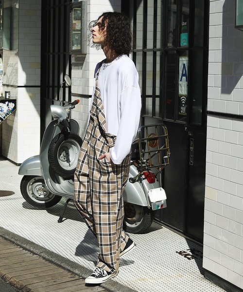 ASTRONOMY（アストロノミー）の「オーバーオール ツイル TR デニム（サロペット/オーバーオール・メンズ・ブラック/ブラウン/アイボリー/ベージュ系その他/グレー系その他/ストライプ/ブラウン系その他/ブルー系その他2/ブルー系その他4/ブルー系その他3/カーキ/ブルー系その他・S/M/L/XL）」の22枚目の写真