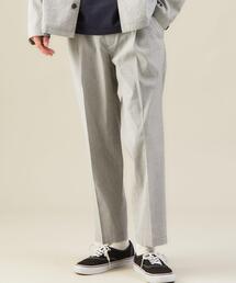 green label relaxing（グリーンレーベルリラクシング）の「CM キュプラ リネン コード 1プリーツ 9分丈 イージーパンツ（その他パンツ）」