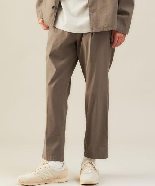 green label relaxing（グリーンレーベルリラクシング）の「OLT CM キュプラ リネン コード 1プリーツ 9分丈 イージーパンツ（その他パンツ・メンズ・ダークグリーン/ライトグレー/モカ・M/L/XL/S）」の6枚目の写真