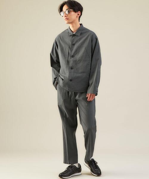 green label relaxing（グリーンレーベルリラクシング）の「OLT CM キュプラ リネン コード 1プリーツ 9分丈 イージーパンツ（その他パンツ・メンズ・ダークグリーン/ライトグレー/モカ・M/L/XL/S）」の19枚目の写真