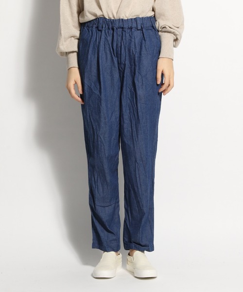 ichi（イチ）の「【ichi(イチ)】インディゴデニムパンツ（デニムパンツ・レディース・ネイビー/ブルー・FREE）」の14枚目の写真