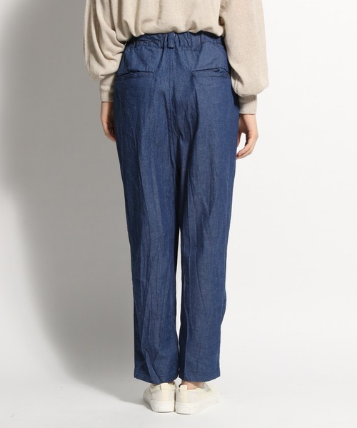ichi（イチ）の「【ichi(イチ)】インディゴデニムパンツ（デニムパンツ・レディース・ネイビー/ブルー・FREE）」の6枚目の写真