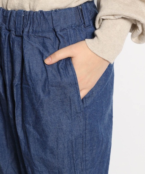 ichi（イチ）の「【ichi(イチ)】インディゴデニムパンツ（デニムパンツ・レディース・ネイビー/ブルー・FREE）」の13枚目の写真