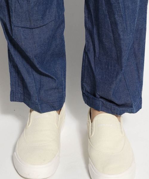 ichi（イチ）の「【ichi(イチ)】インディゴデニムパンツ（デニムパンツ・レディース・ネイビー/ブルー・FREE）」の5枚目の写真