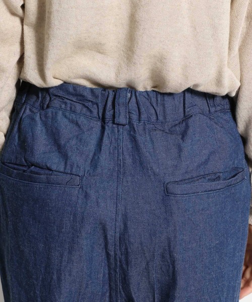ichi（イチ）の「【ichi(イチ)】インディゴデニムパンツ（デニムパンツ・レディース・ネイビー/ブルー・FREE）」の10枚目の写真