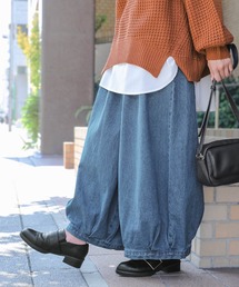 osharewalker | 『タックボリュームデニムパンツ』(デニムパンツ)