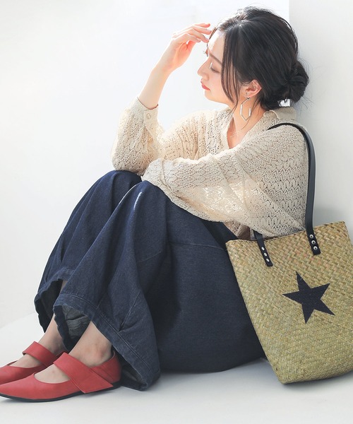 osharewalker（オシャレウォーカー）の「【廃盤】『タックボリュームデニムパンツ』（デニムパンツ・レディース・インディゴブルー/ブルー・FREE）」の15枚目の写真