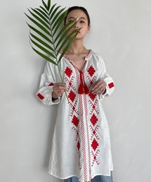SANSeLF | 【SANSeLF】mexican tunic tops sanw71(ワンピース)
