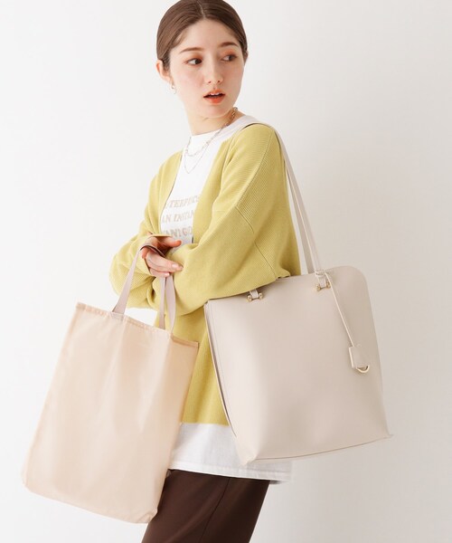 セール A4メタルブリッジ縦型トート サブバッグ付 トートバッグ Opaque Clip オペークドットクリップ のファッション通販 Zozotown