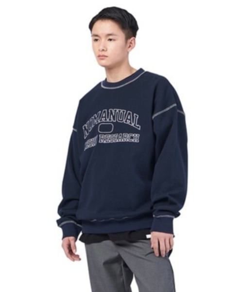 nomanual スウエット NOMANUAL（NOMANUAL）の「【NOMANUAL】STITCH LOGO SWEATSHIRT