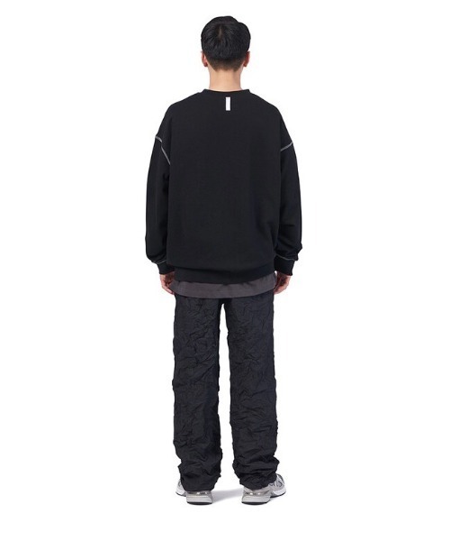 スウェット・トレーナー NOMANUAL EMBLEM SWEATSHIRT BLACK NM43SW01M1BK NOMANUAL（NOMANUAL）の「【NOMANUAL】STITCH LOGO SWEATSHIRT