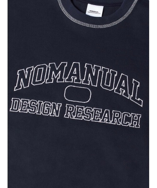 NOMANUAL（NOMANUAL）の「【NOMANUAL】STITCH LOGO SWEATSHIRT