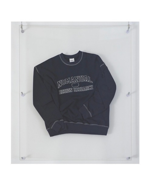 NOMANUAL（NOMANUAL）の「【NOMANUAL】STITCH LOGO SWEATSHIRT
