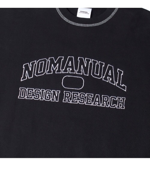 NOMANUAL（NOMANUAL）の「【NOMANUAL】STITCH LOGO SWEATSHIRT