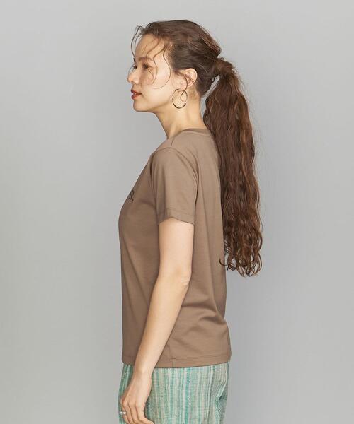 BEAUTY&YOUTH UNITED ARROWS(ビューティーアンドユースユナイテッドアローズ)の「BY コットンプリントTシャツ(Tシャツ/カットソー・レディース・ベージュ/ブラック/ホワイト/その他3・FREE)」の7枚目の写真