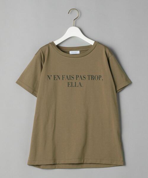 BEAUTY&YOUTH UNITED ARROWS(ビューティーアンドユースユナイテッドアローズ)の「BY コットンプリントTシャツ(Tシャツ/カットソー・レディース・ホワイト/ブラック/ベージュ/その他3・FREE)」の20枚目の写真