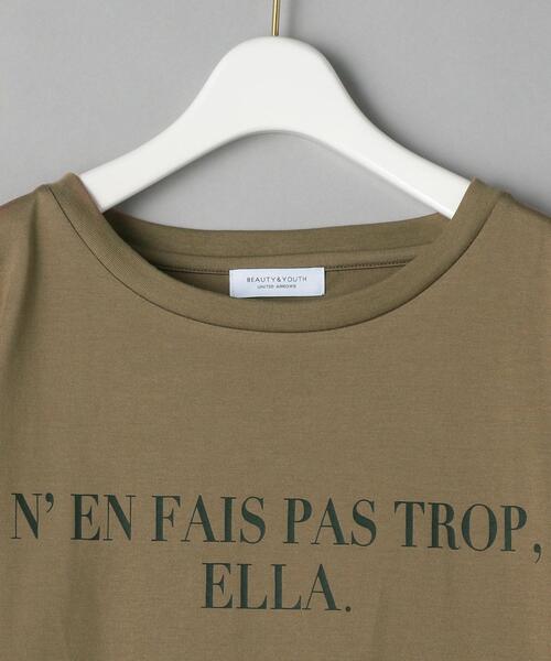 BEAUTY&YOUTH UNITED ARROWS(ビューティーアンドユースユナイテッドアローズ)の「BY コットンプリントTシャツ(Tシャツ/カットソー・レディース・ベージュ/ブラック/ホワイト/その他3・FREE)」の14枚目の写真