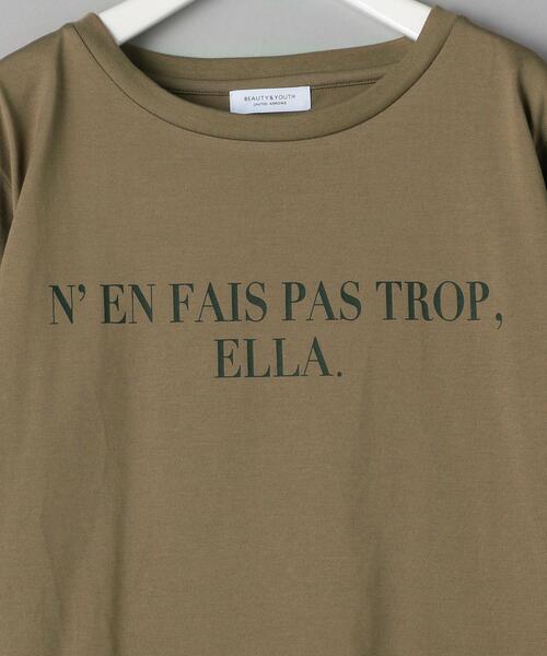 BEAUTY&YOUTH UNITED ARROWS(ビューティーアンドユースユナイテッドアローズ)の「BY コットンプリントTシャツ(Tシャツ/カットソー・レディース・ベージュ/ブラック/ホワイト/その他3・FREE)」の17枚目の写真