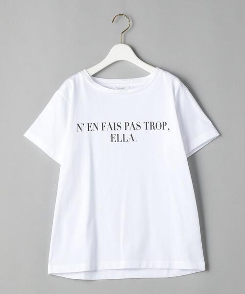 BEAUTY&YOUTH UNITED ARROWS(ビューティーアンドユースユナイテッドアローズ)の「BY コットンプリントTシャツ(Tシャツ/カットソー・レディース・ベージュ/ブラック/ホワイト/その他3・FREE)」の19枚目の写真