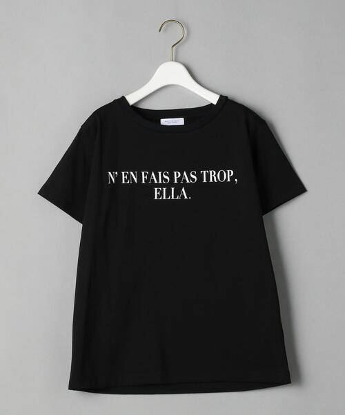BEAUTY&YOUTH UNITED ARROWS(ビューティーアンドユースユナイテッドアローズ)の「BY コットンプリントTシャツ(Tシャツ/カットソー・レディース・ベージュ/ブラック/ホワイト/その他3・FREE)」の21枚目の写真