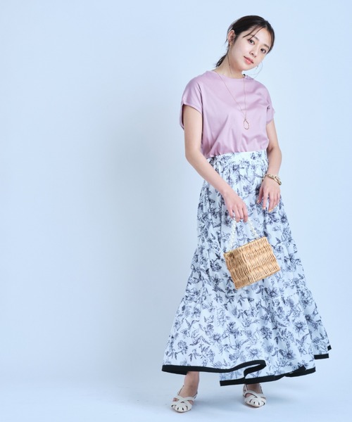 JUSGLITTY - 今季◇JUSGLITTY◇ボートネックカットソー ジャスグリッティー JUSGLITTY リブ ニット カットソー ボート
